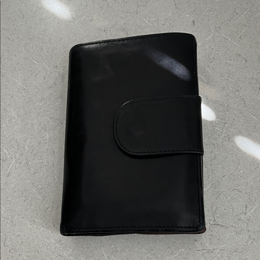 Elegant Black Leather Wallet